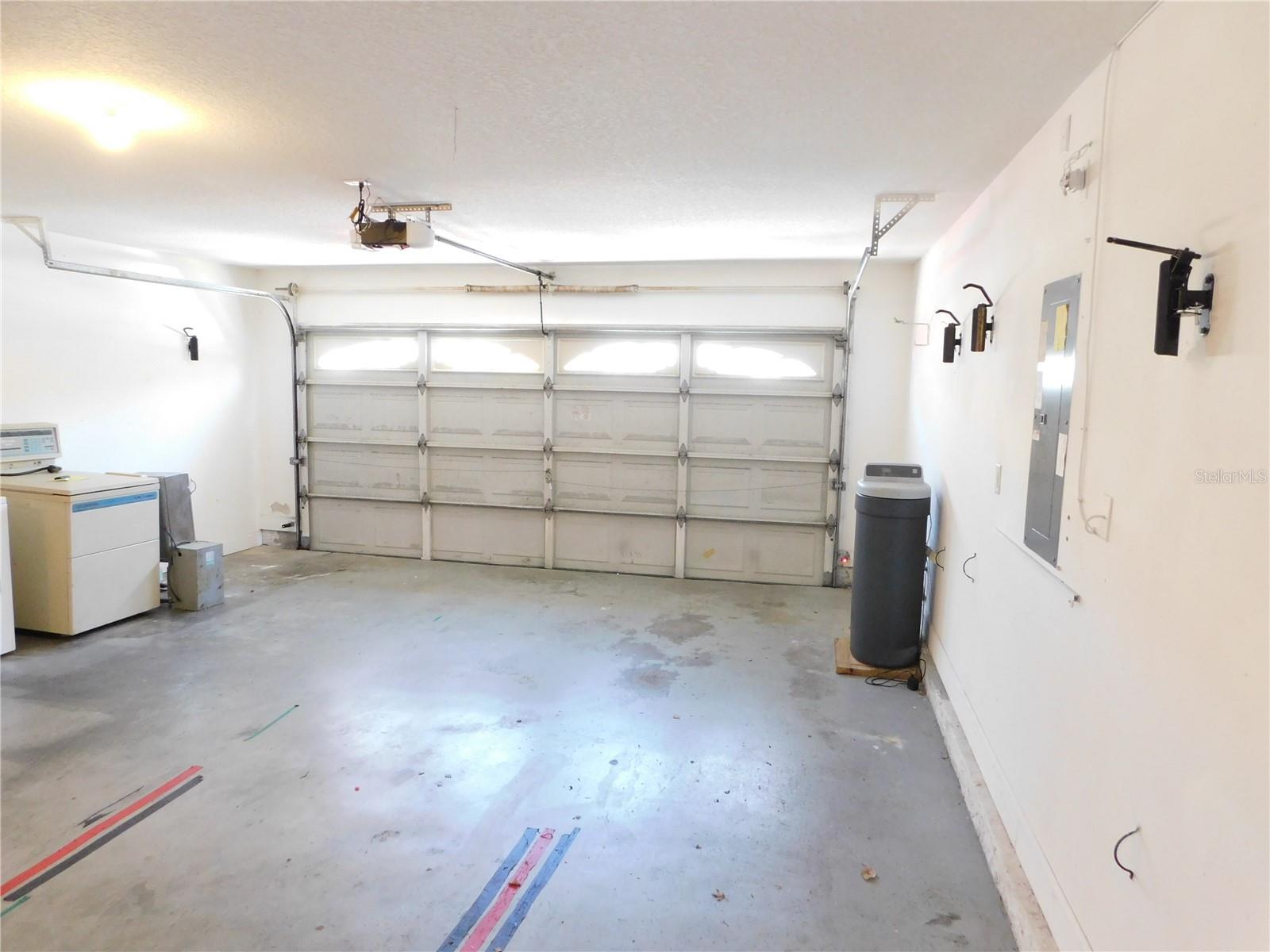 2 Car attached oversized garage