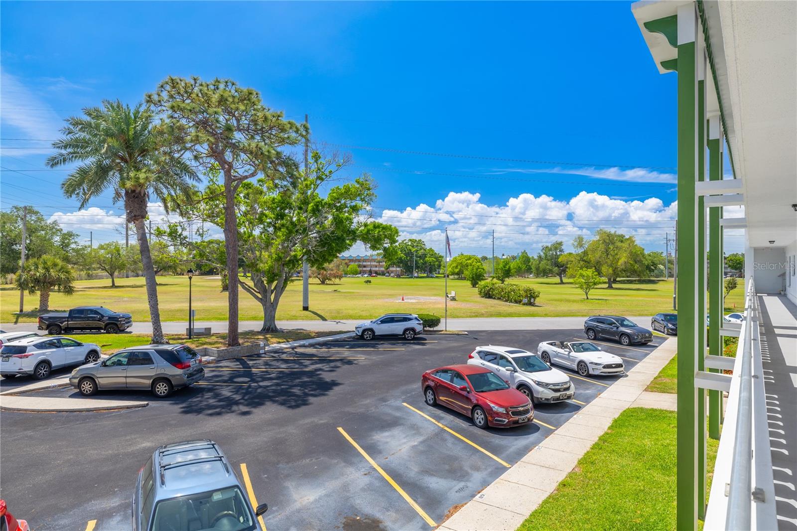 Parking & Golf Course View