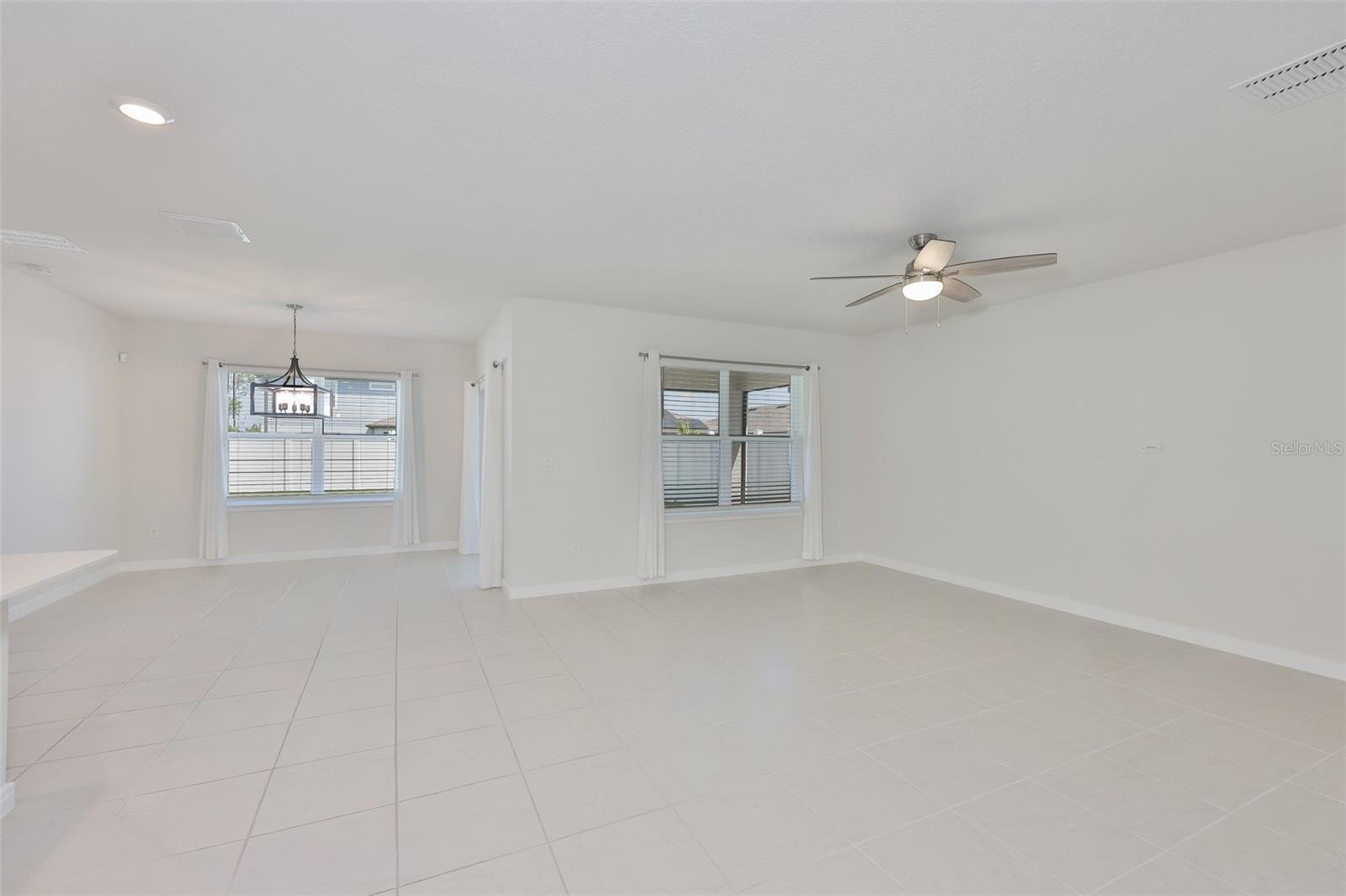 Living Room and Dining Area