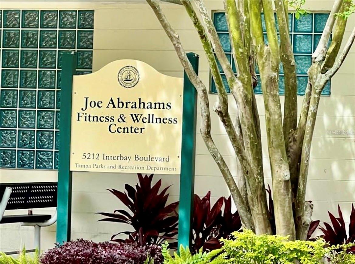 A gym and wellness center right on Tampa Bay is located a few blocks away!