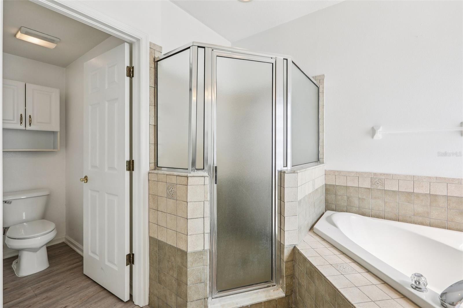 Primary Bath - Shower and Garden Tub