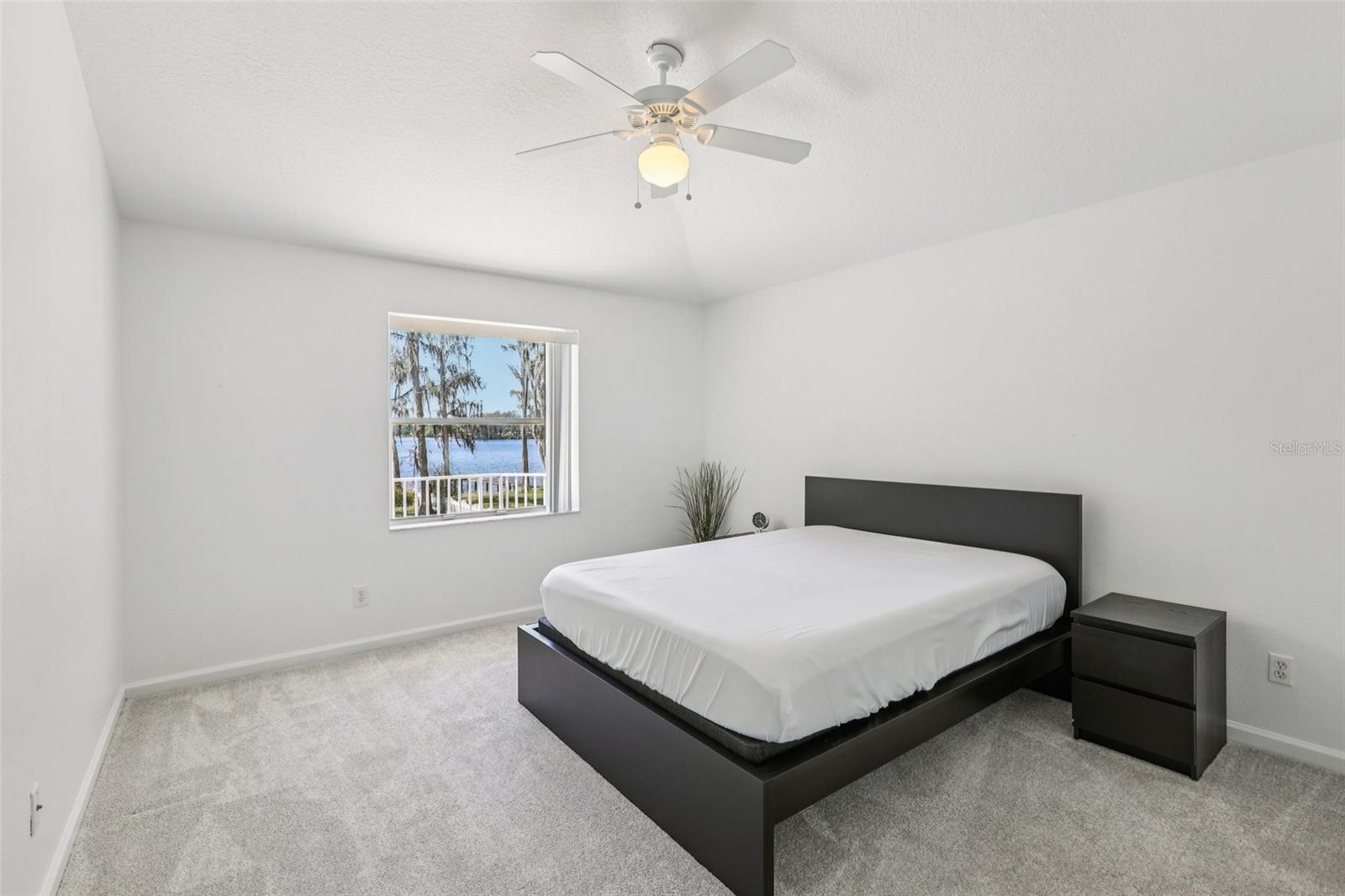 Bedroom 3 with Lake Views