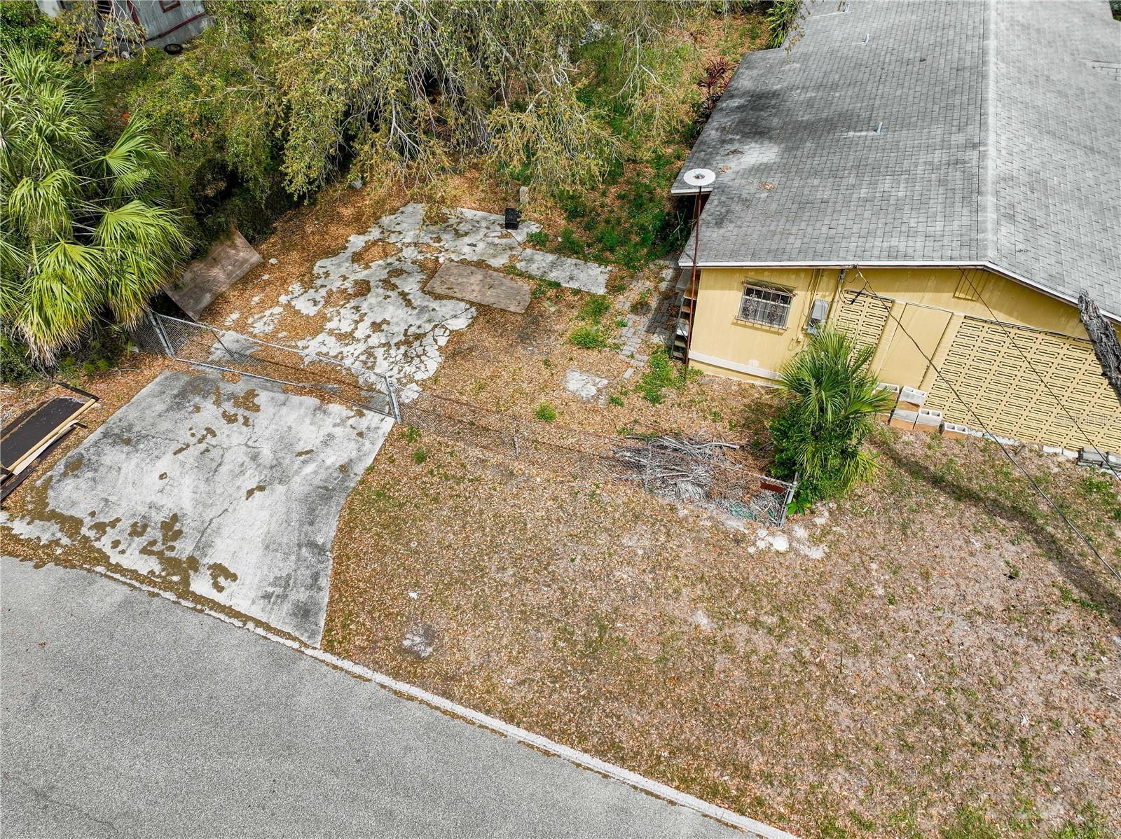 2nd Driveway in rear of property.