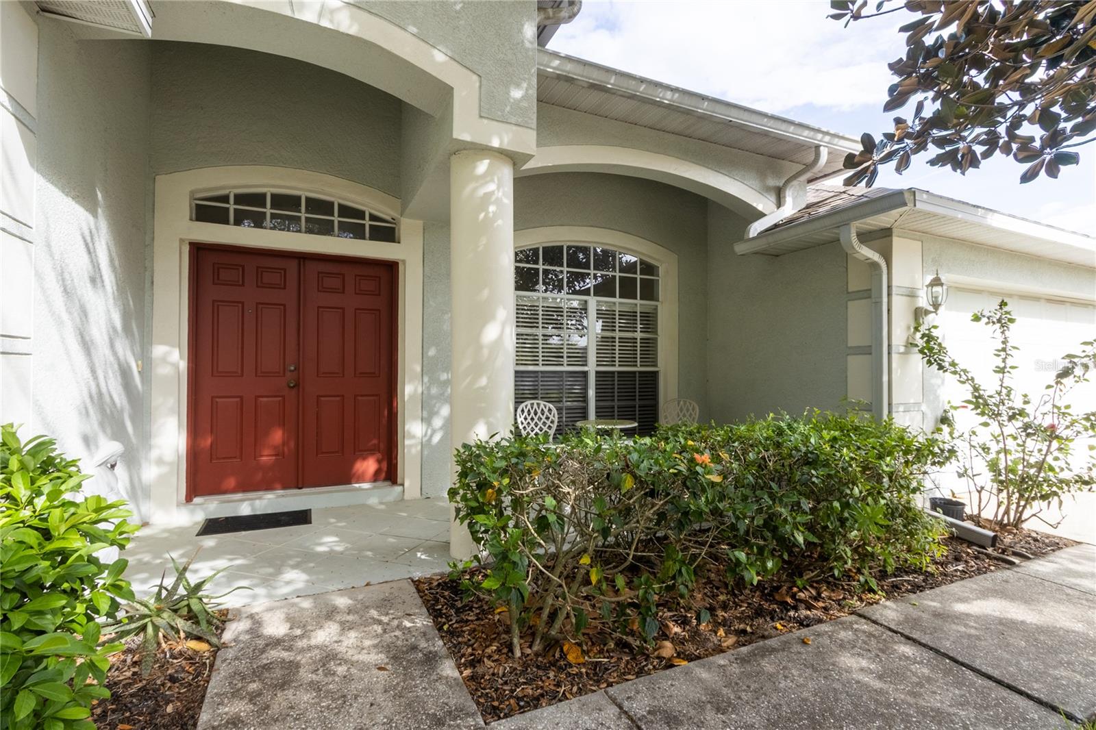 Covered front entry