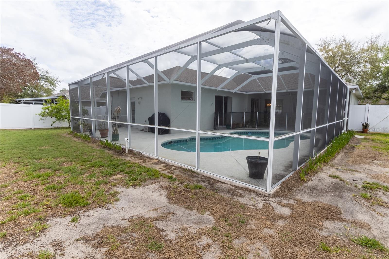 Back and Side yard