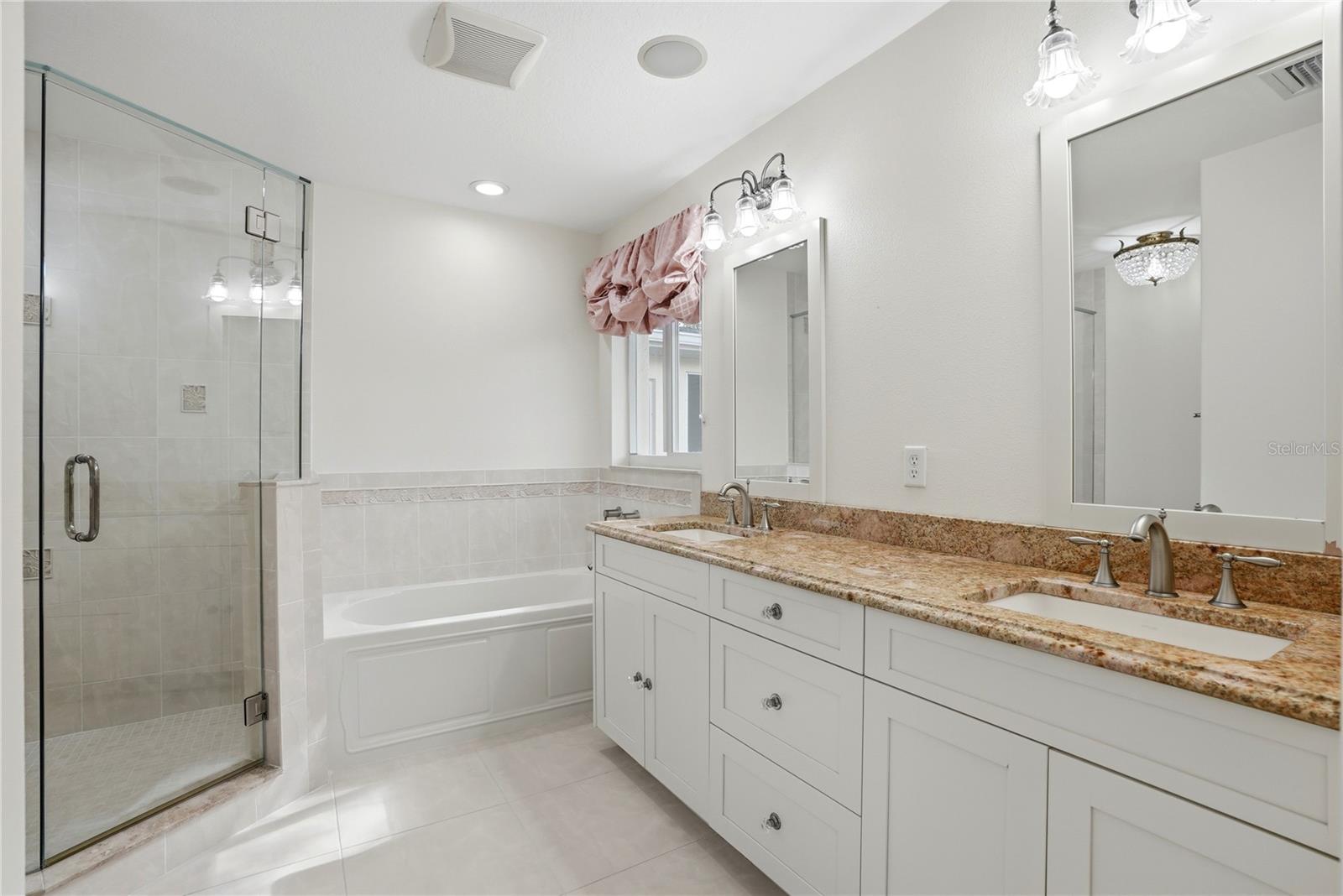 Master Bathroom with Dual Vanity