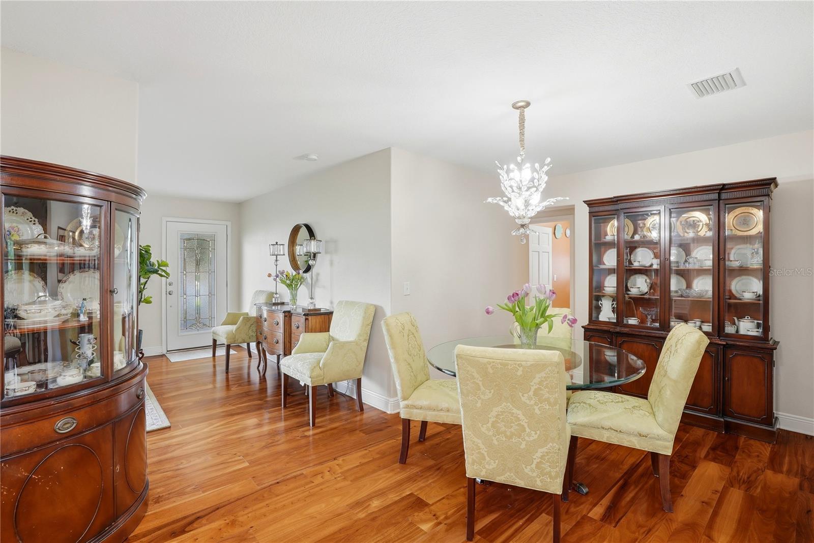 Formal Dining Space Leading to Garage