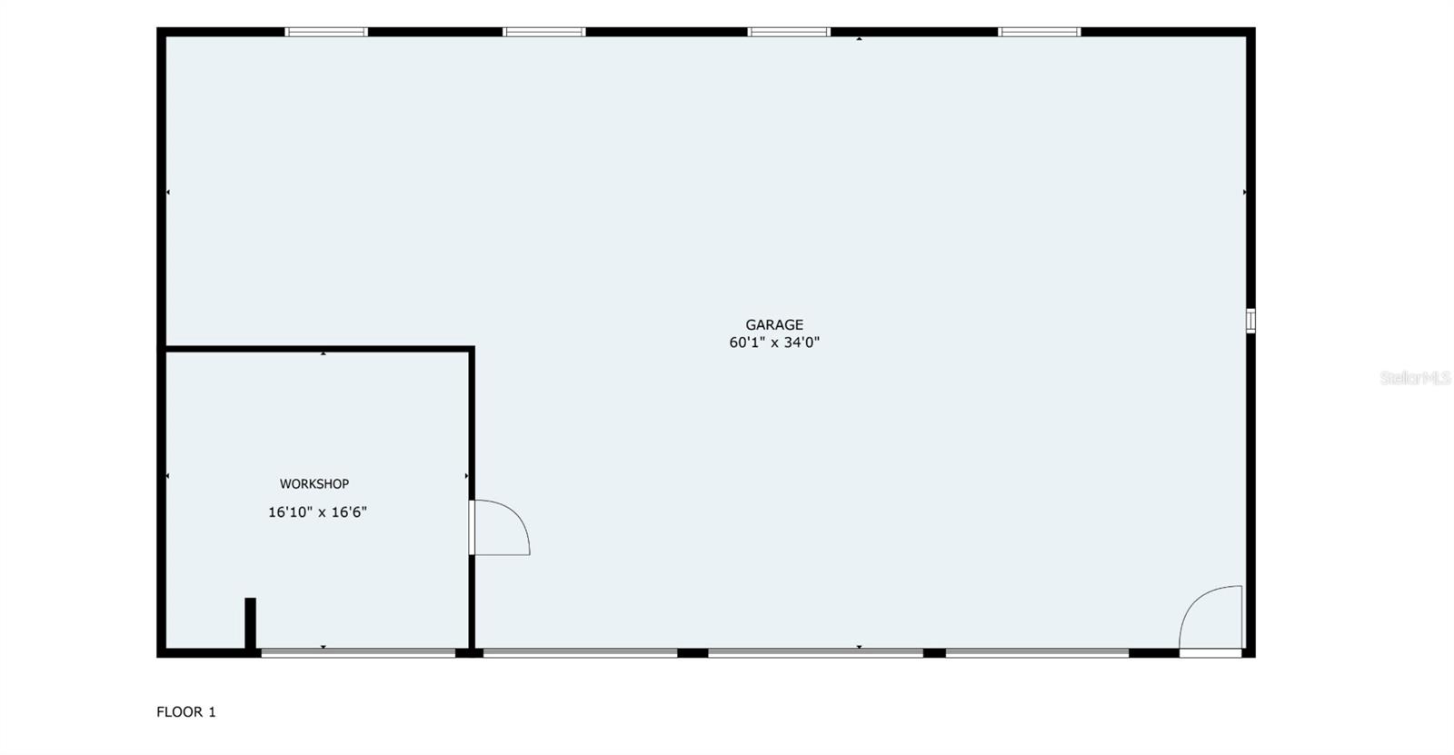 Detached 4 Car Garage