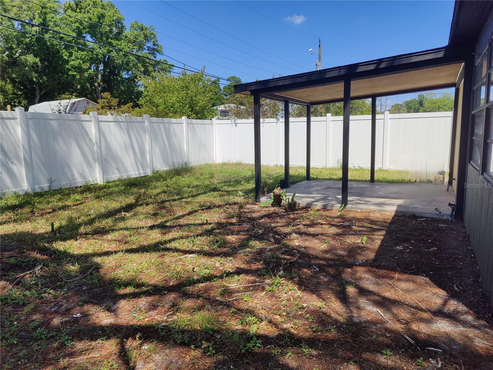 Backyard/Pergola View