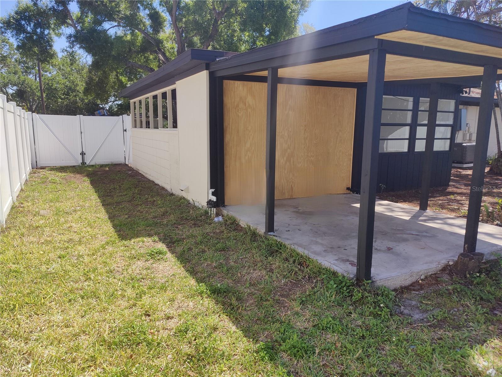 Backyard/Pergola View from Another Angle/Corner