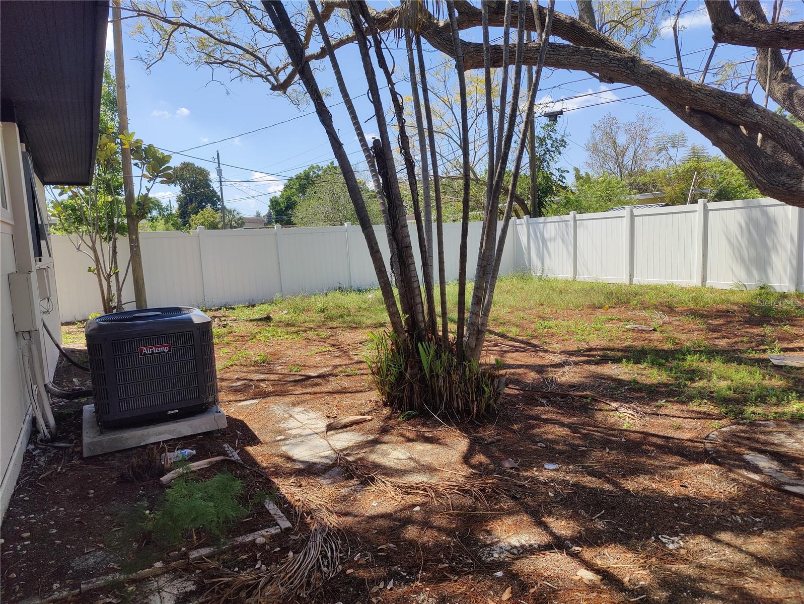 Backyard View With A/C View
