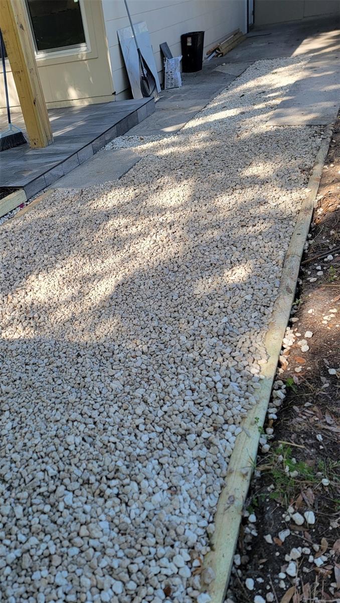 Gravel Fill Driveway