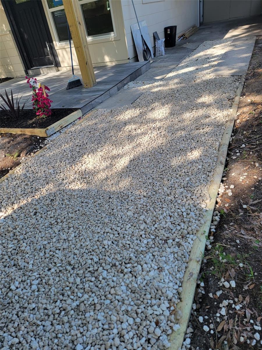 Gravel Fill Driveway