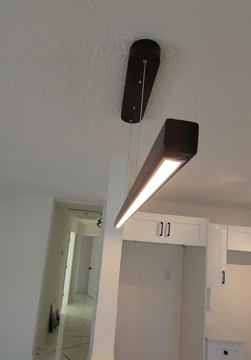 Light Fixture Above Counter Rest