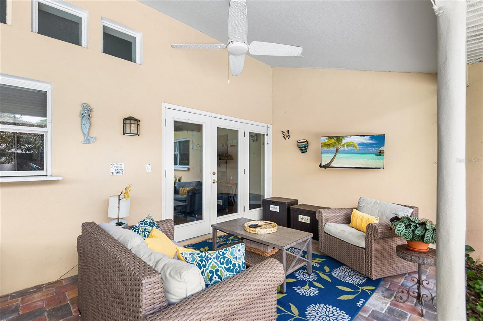 Pool Patio off Family Room.