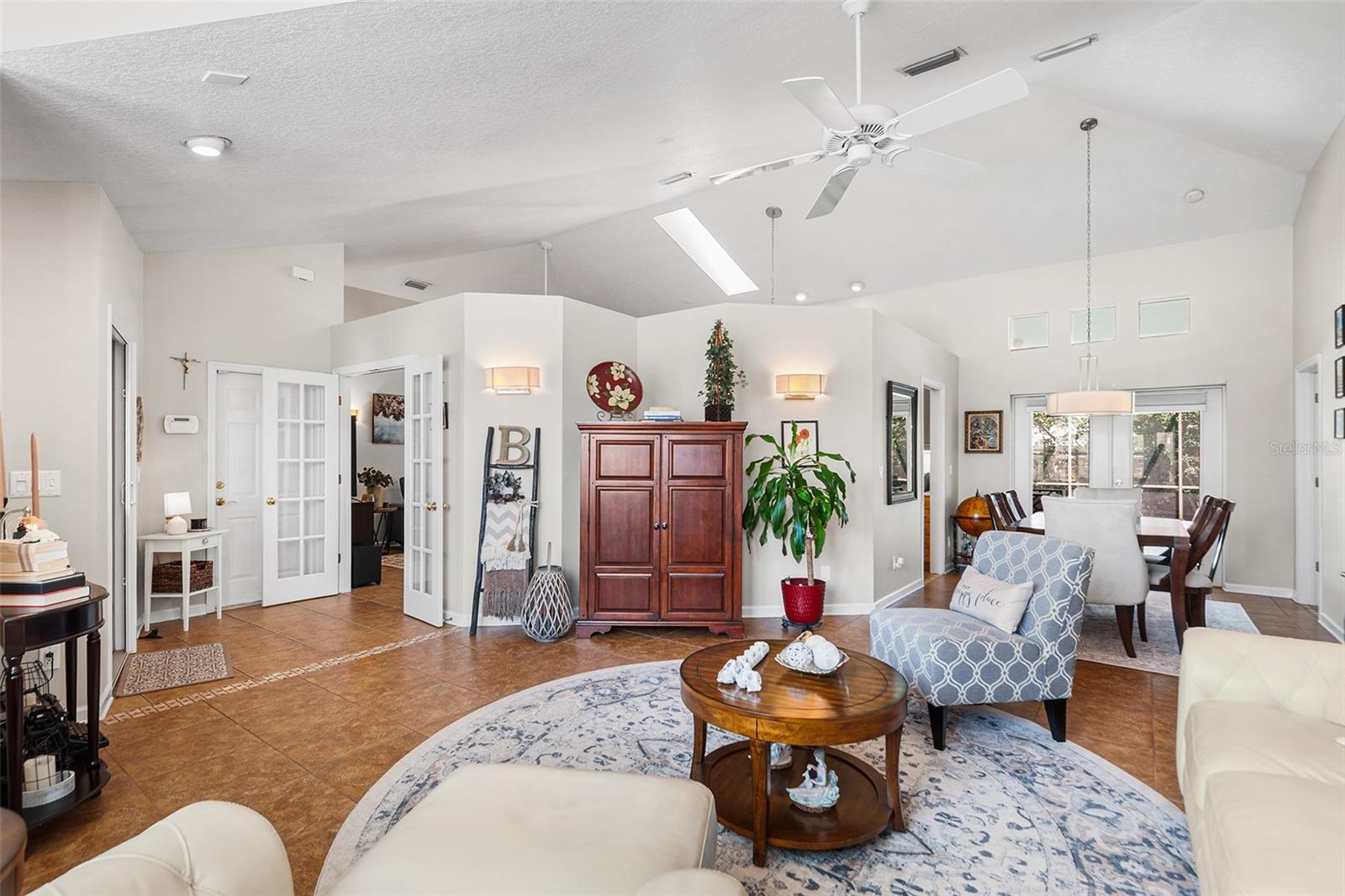 Living Room and Dining Room