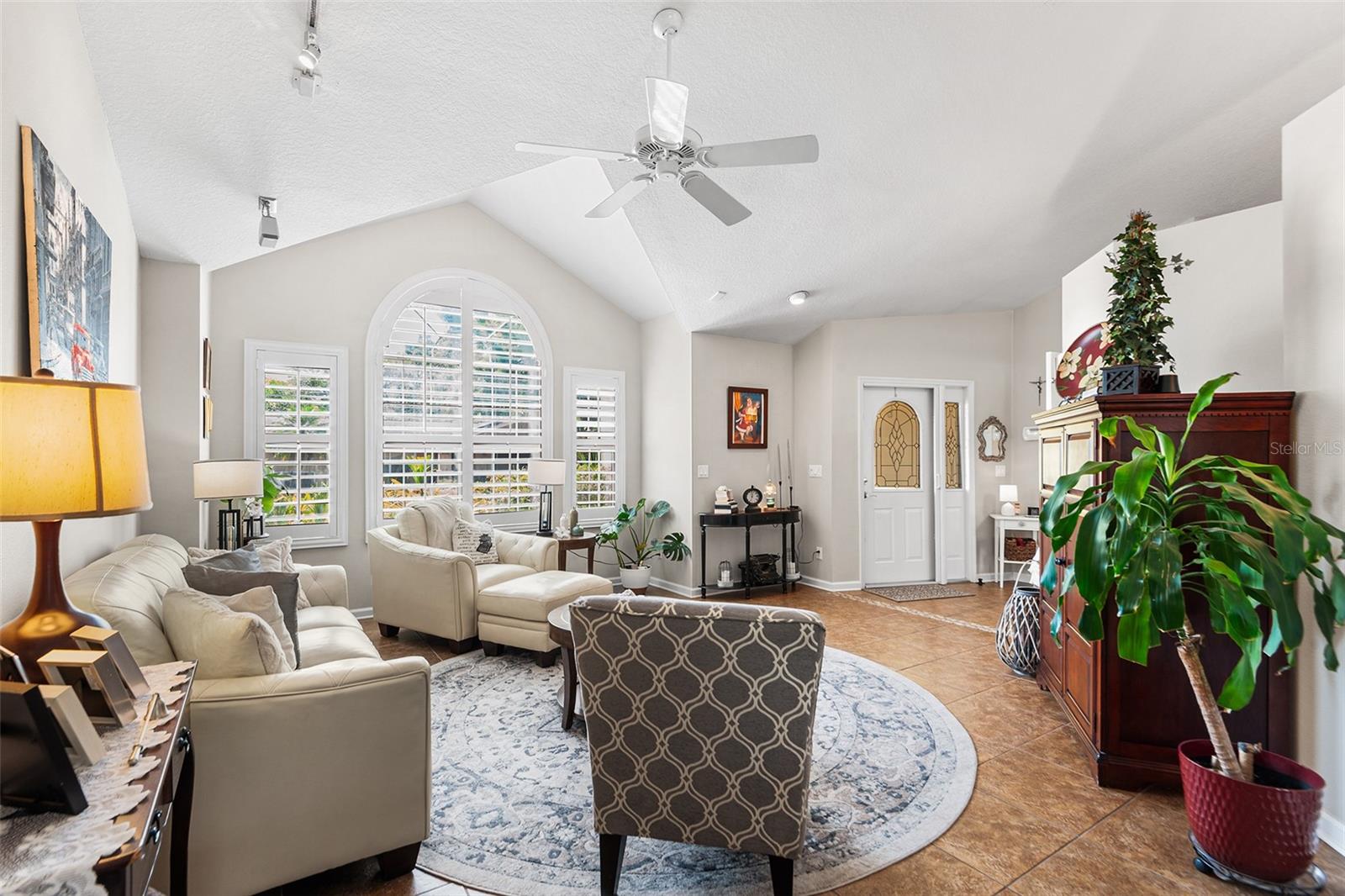Living Room and Front Entrance
