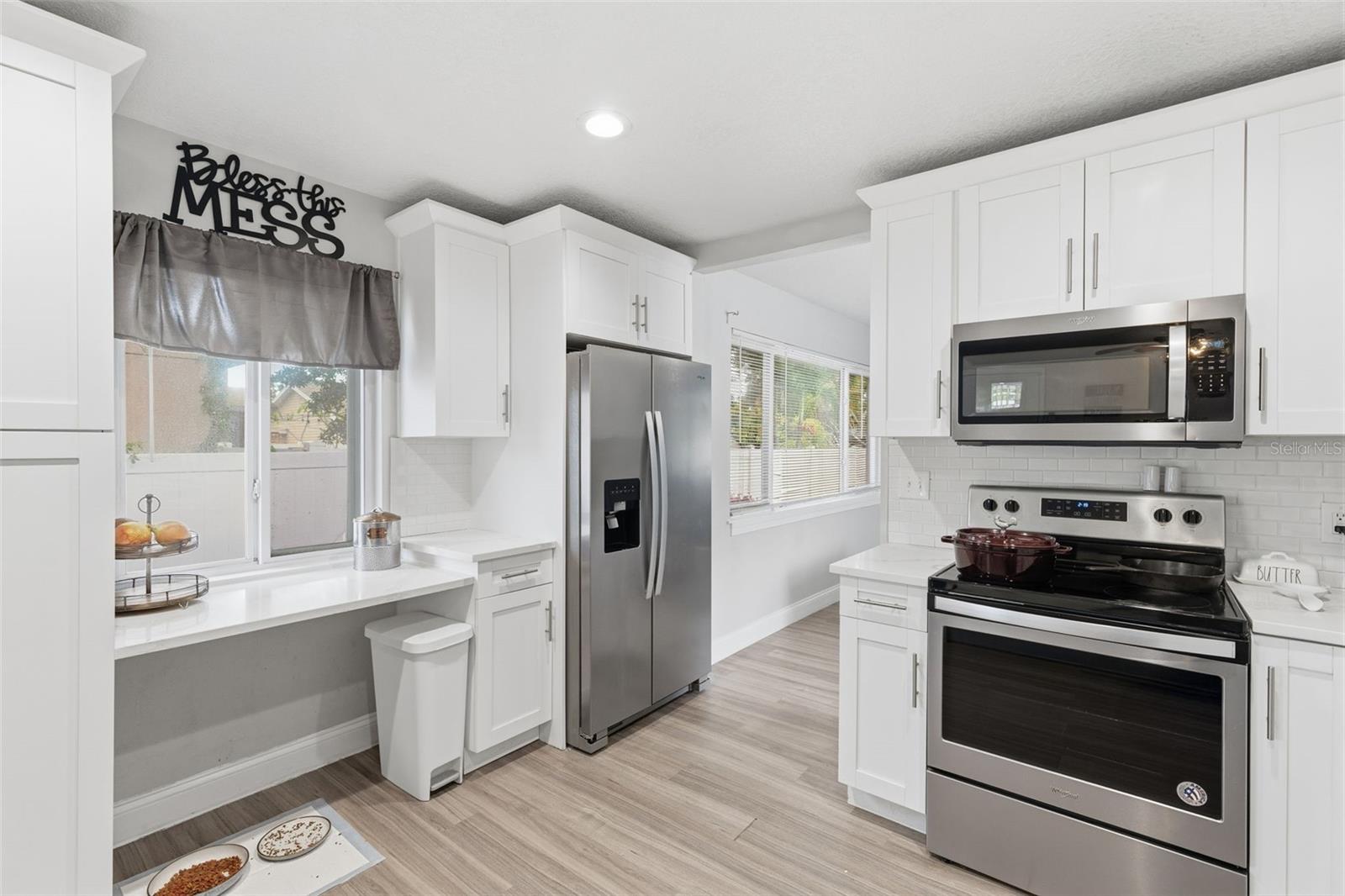 Modern kitchen layout ideal for entertaining