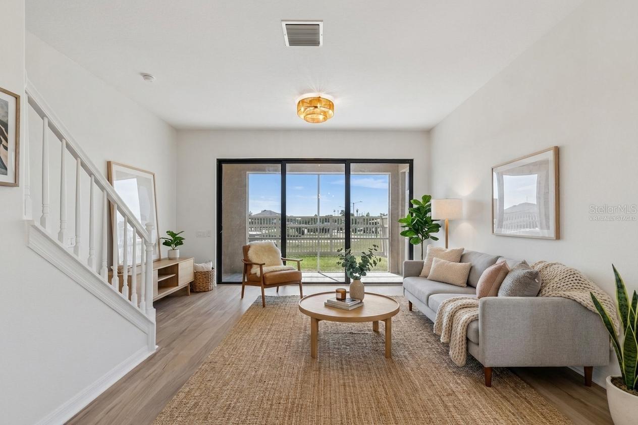 Living Room Virtually Staged