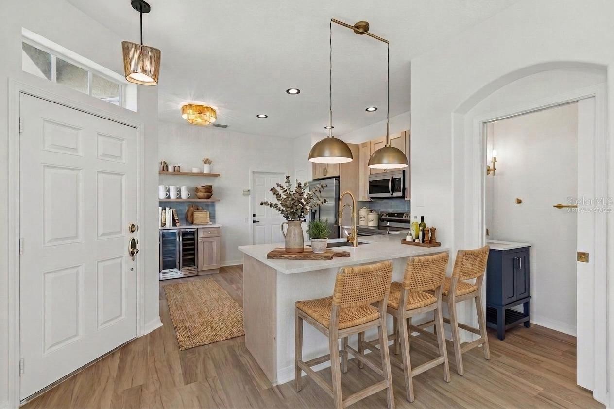 Kitchen Virtually Staged