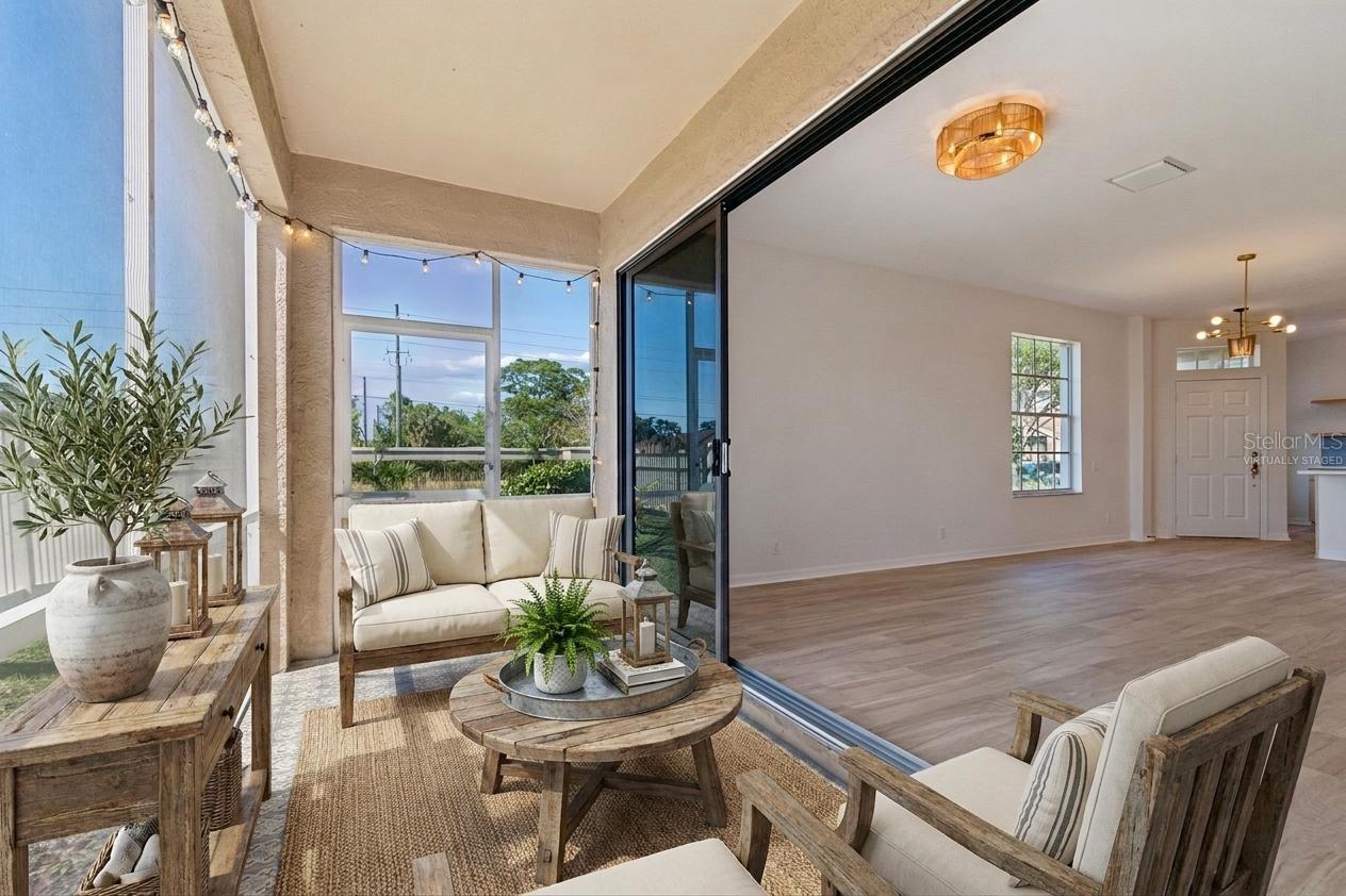 Patio Virtually Staged