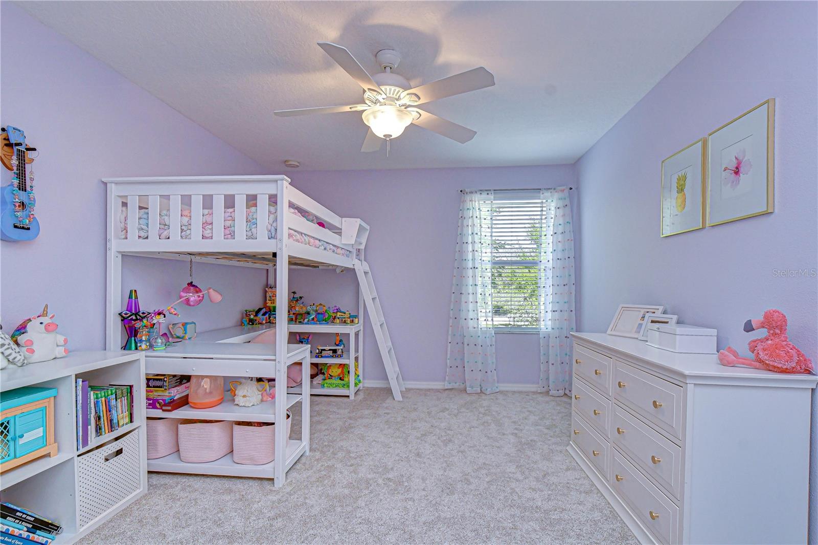 Secondary bedroom with natural light.