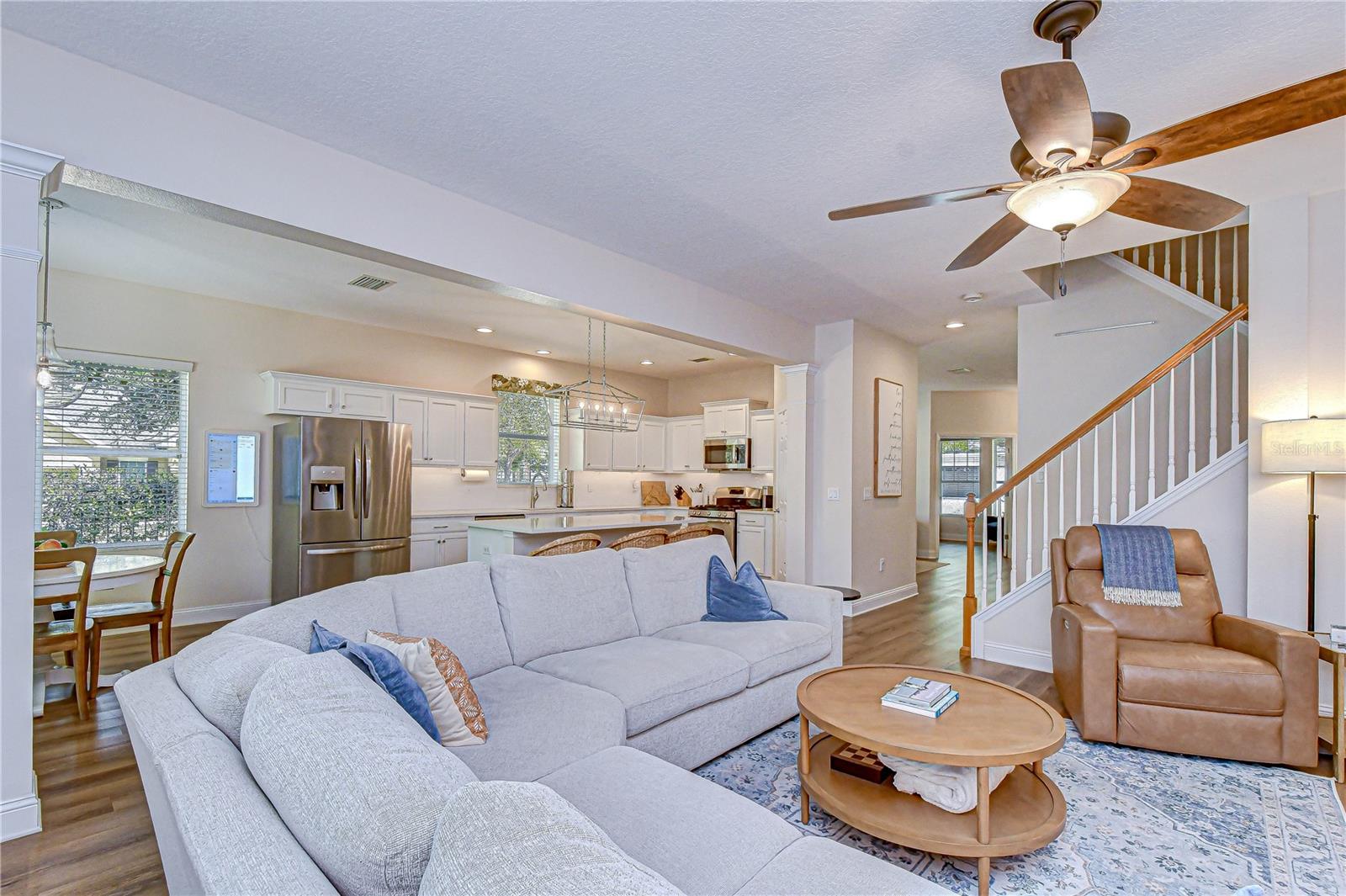 Bright and spacious main living area.