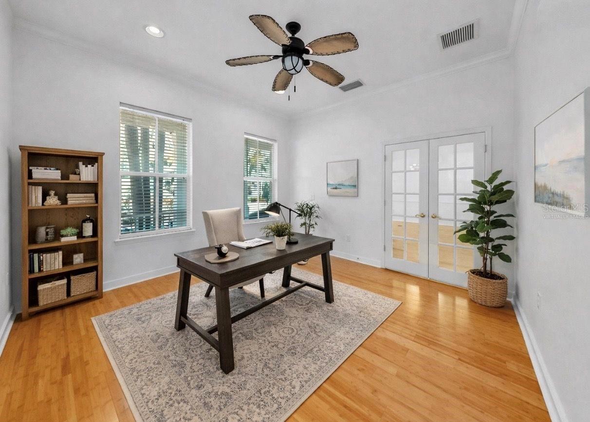 Virtually Staged office