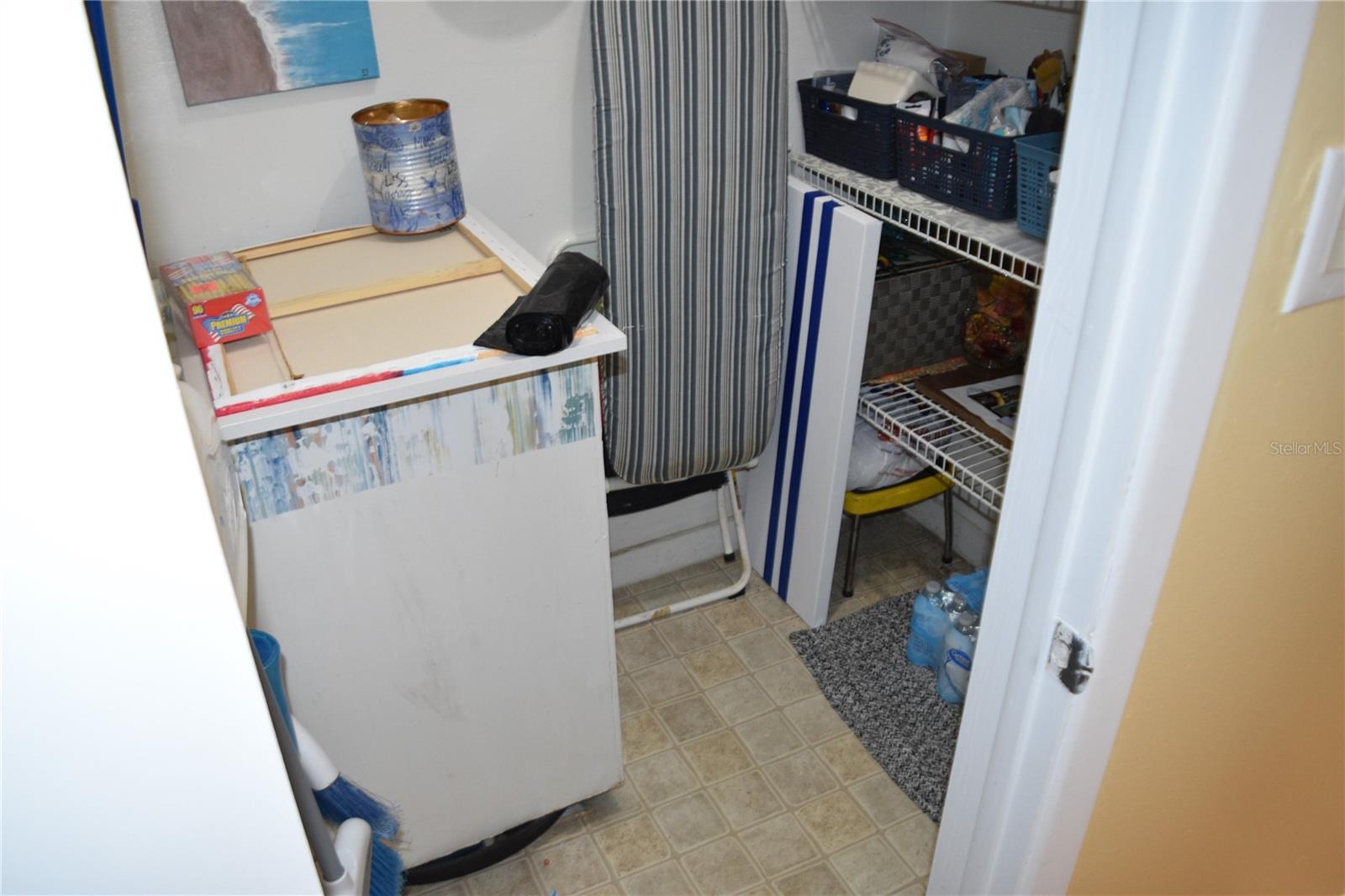 Storage closet(Water Hearter Inside plywood box)