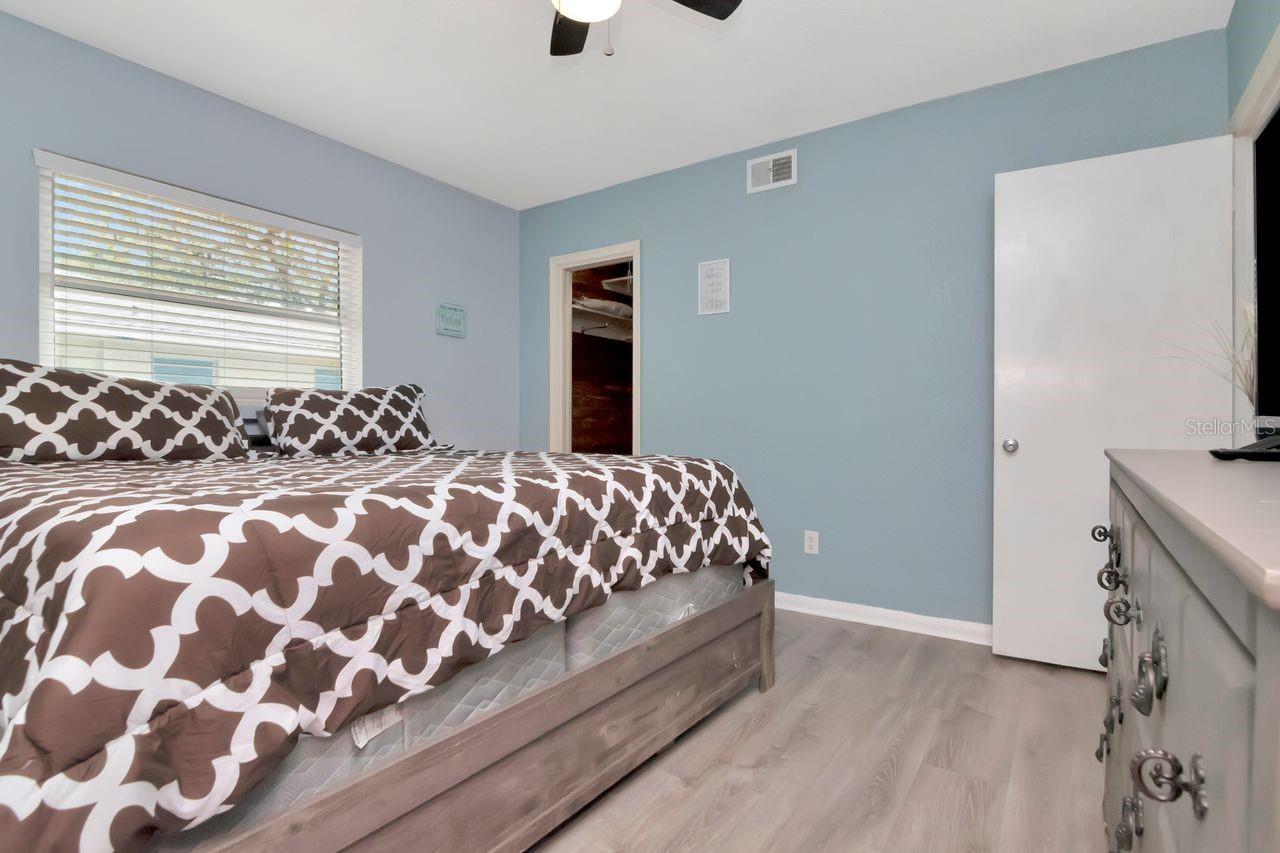 Bedroom 2 with walk-in closet