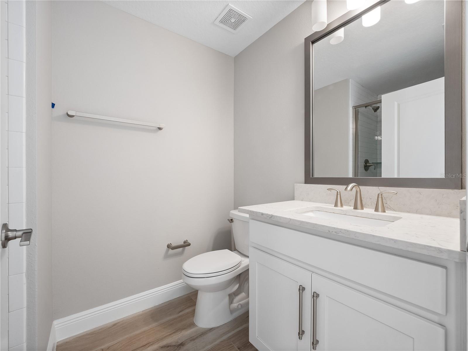 Half bath on 2nd floor