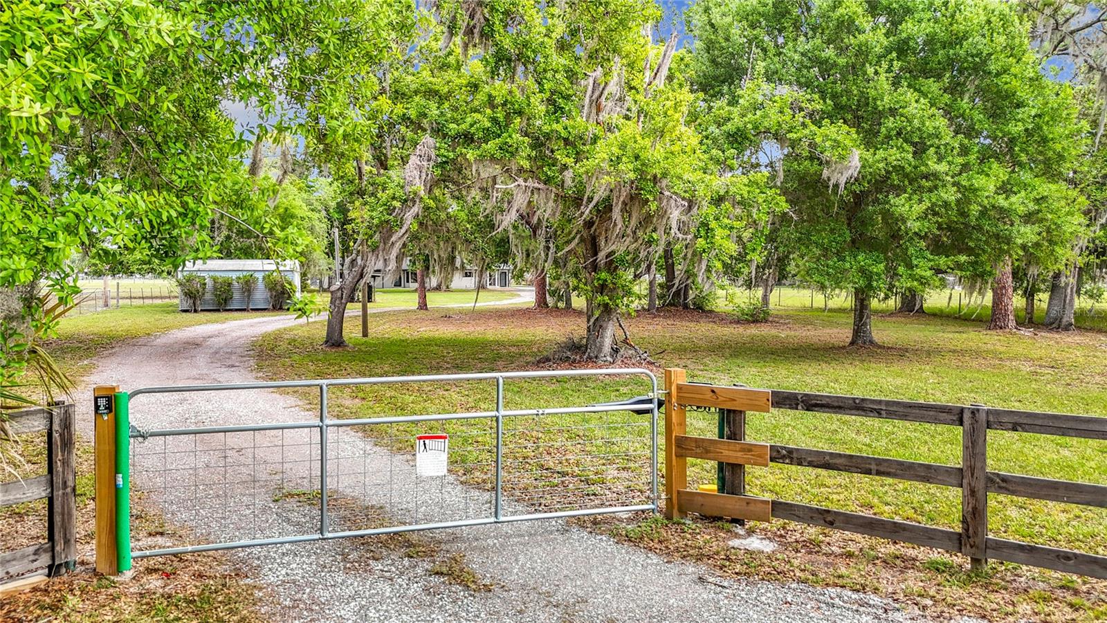 Front gated entrance