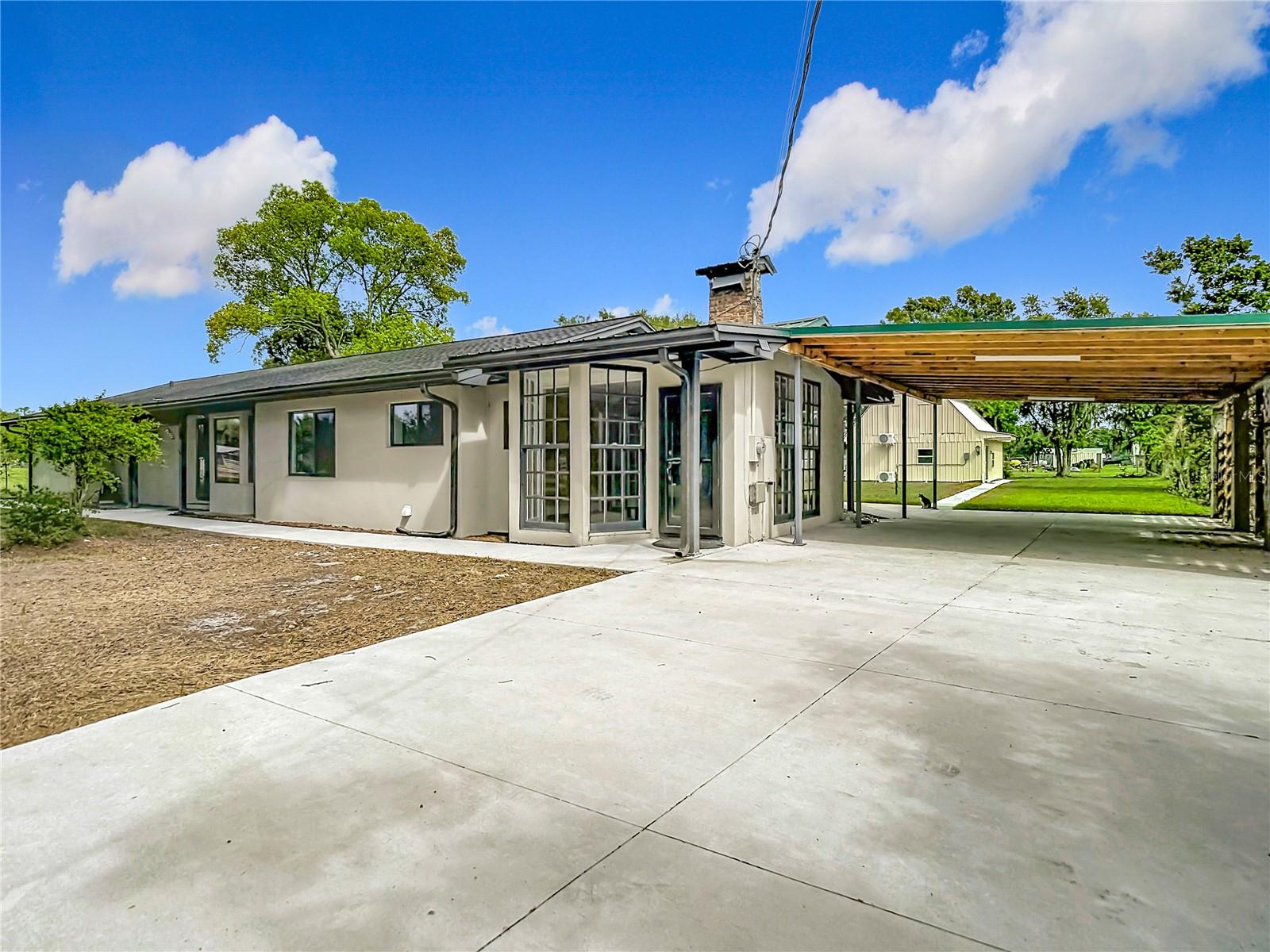 Covered Carport area
