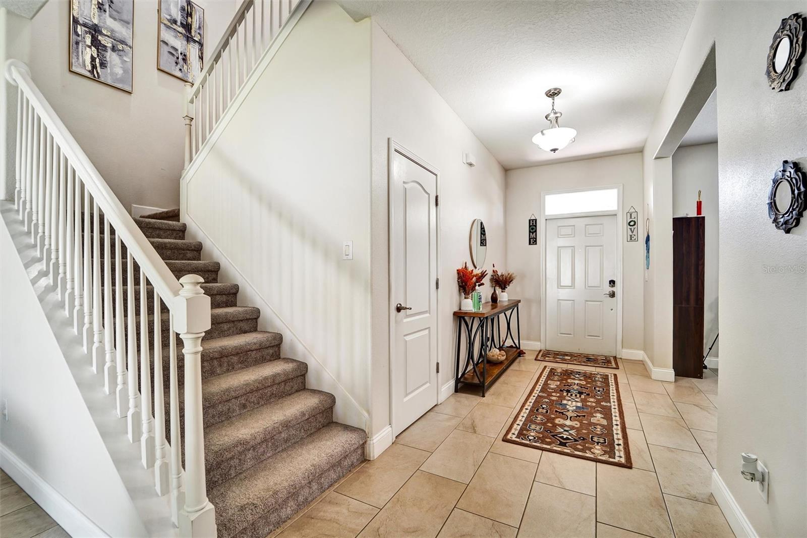 Foyer with flex room/office to the right