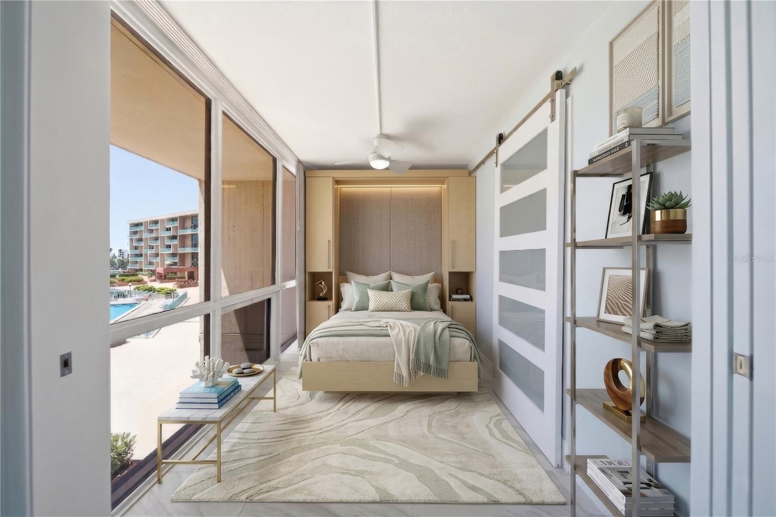 This photo is staged