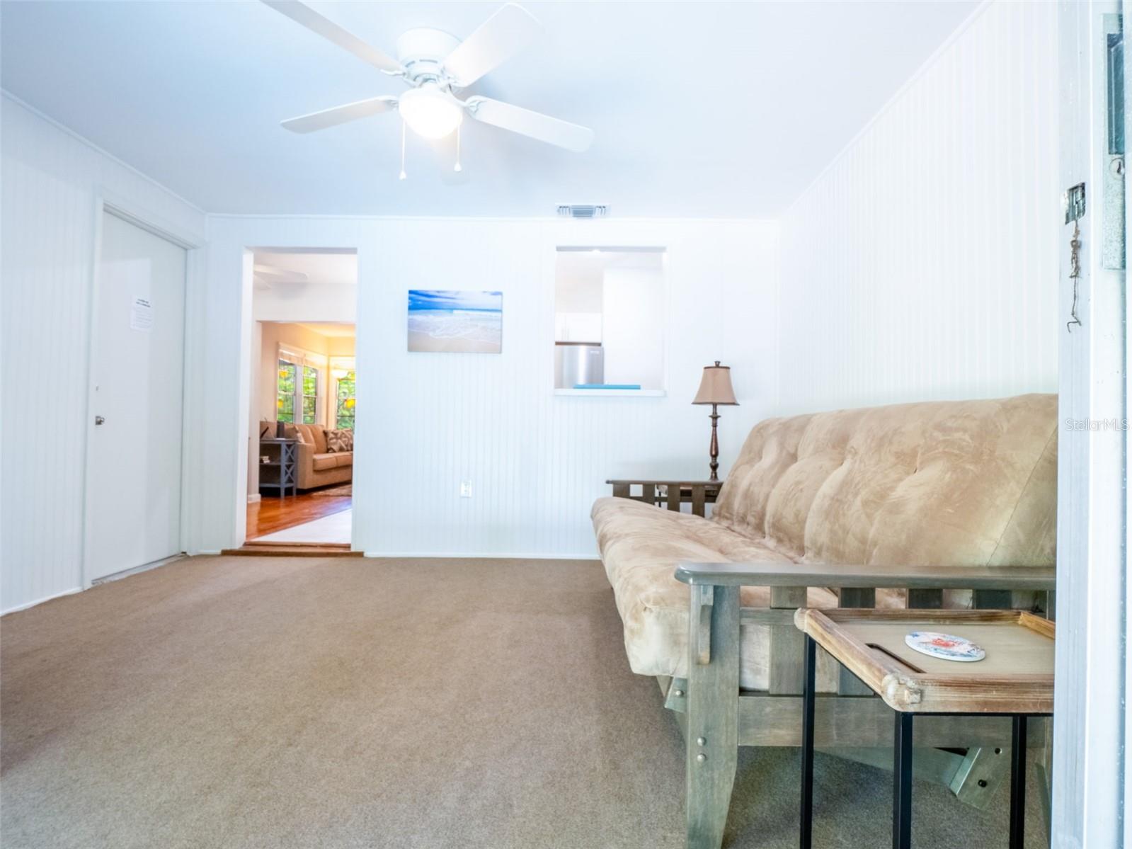 Bonus room located off the kitchen