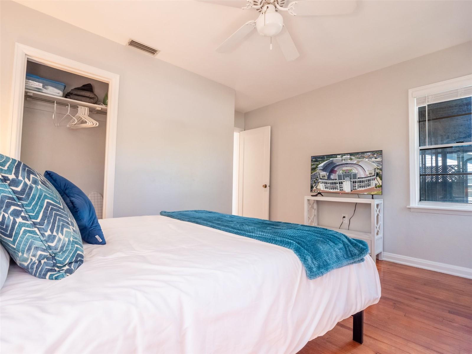 Bedroom 2 located at the front of the house