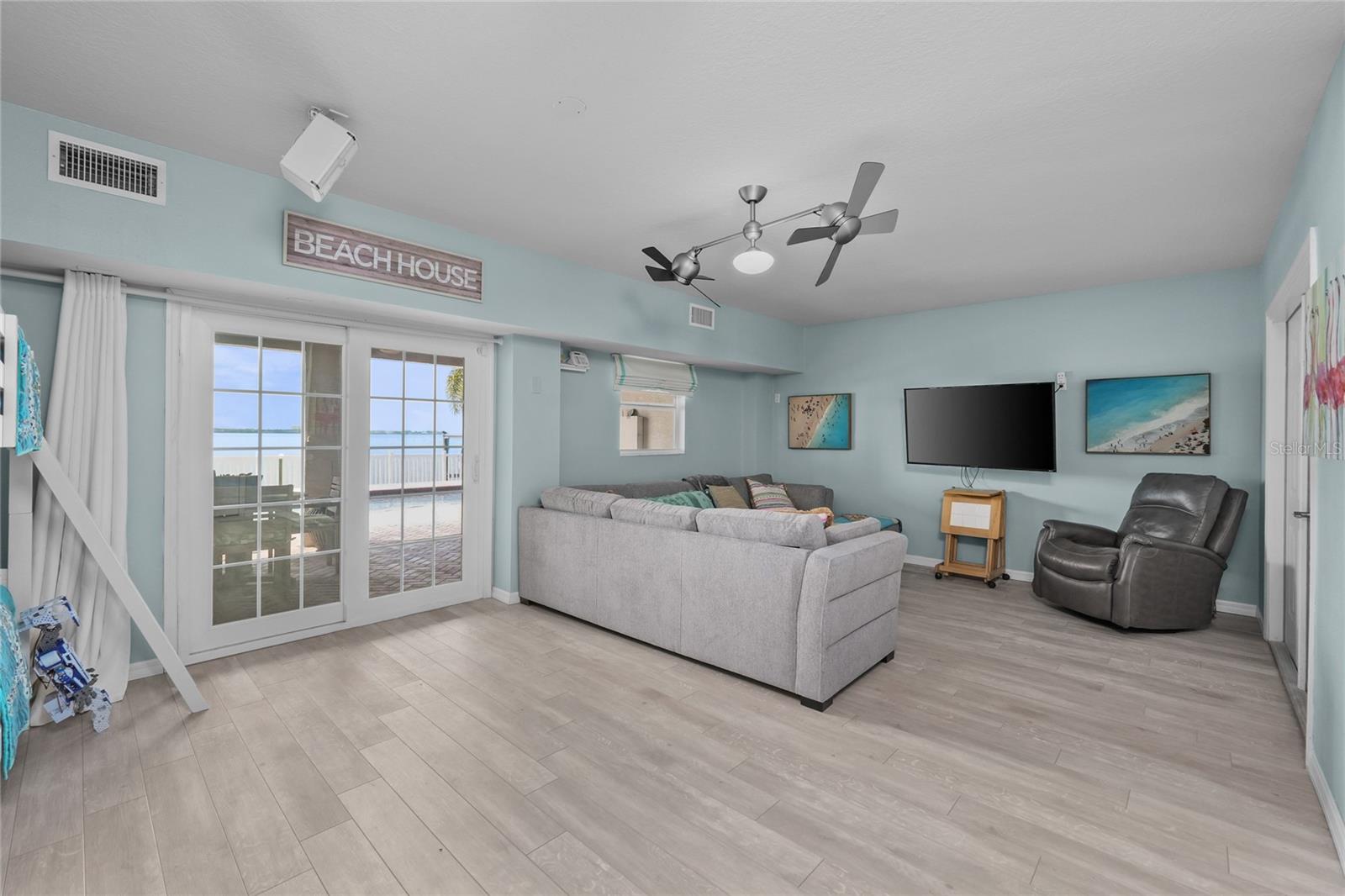 Fully renovated lower level with expansive game room and endless possibilities