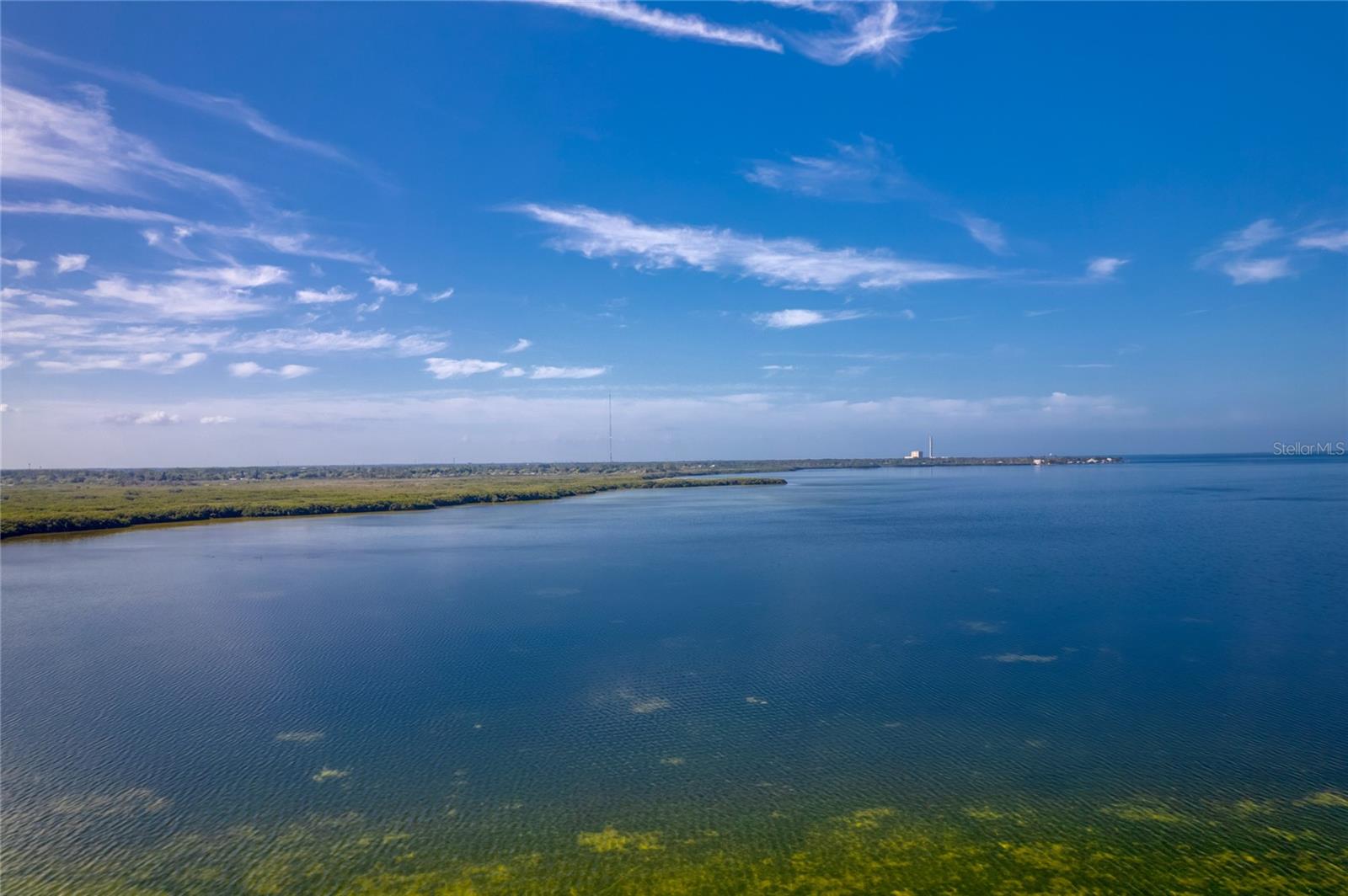 Open water views from the home