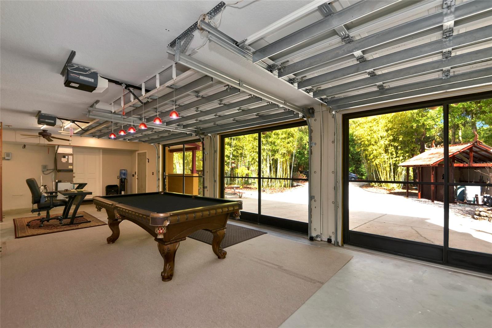 3 car garage that could be enclosed for more living space