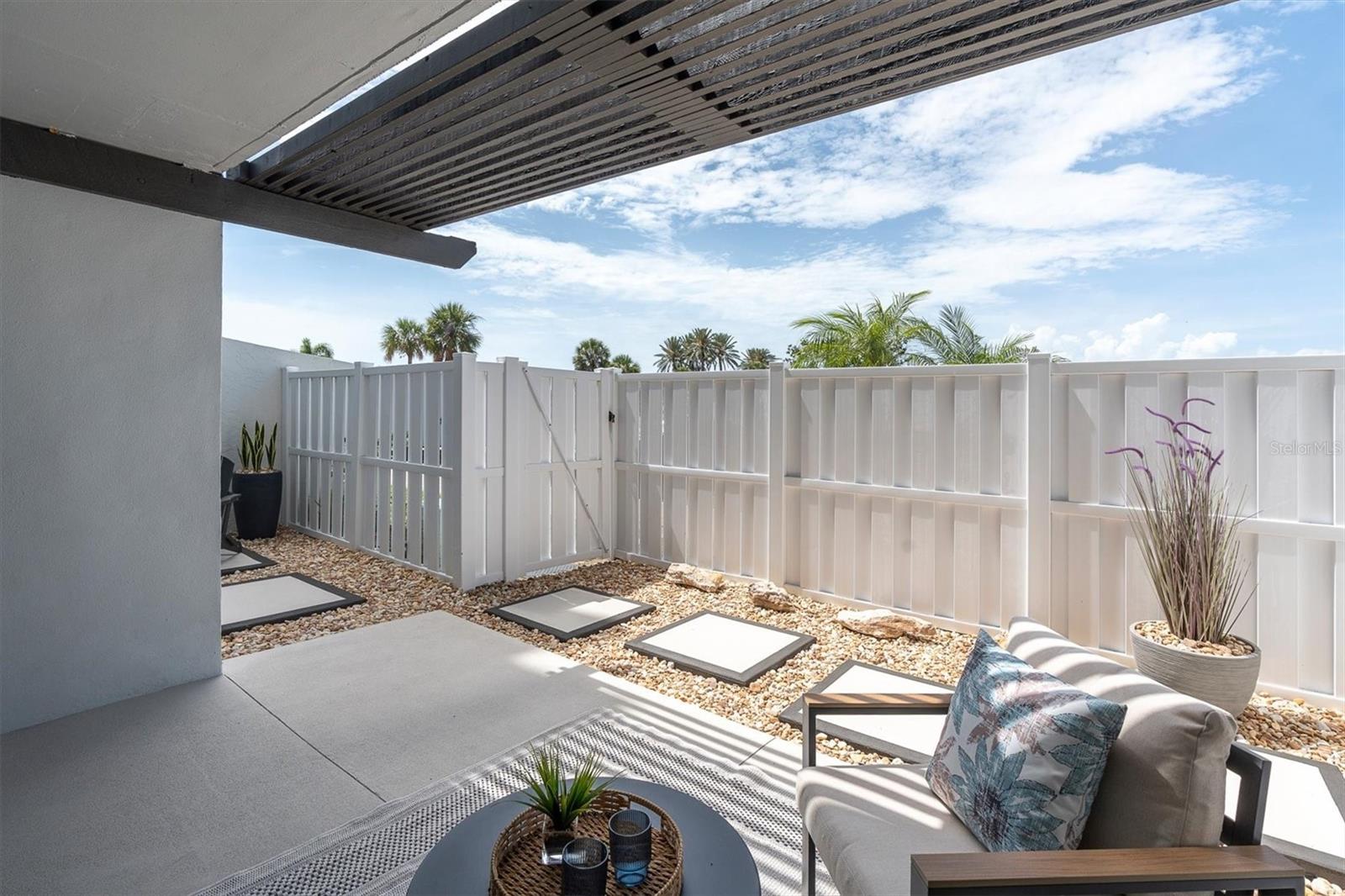 Covered Patio with private entrance