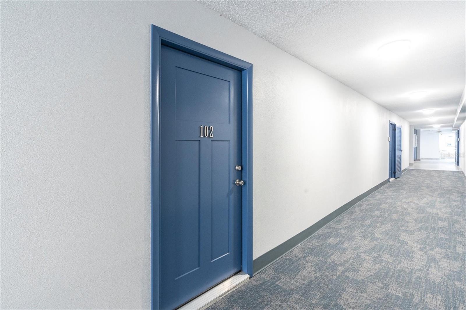 Inside hallway entrance