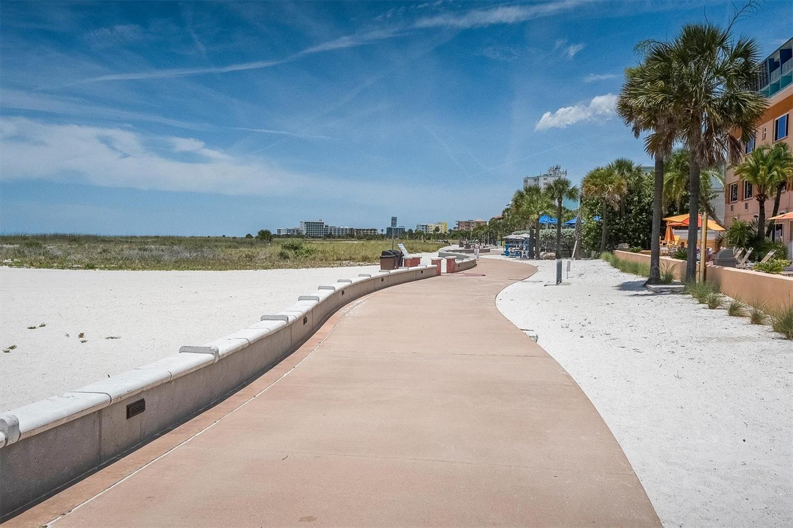 1 mile Boardwalk along  Treasure Island Beach