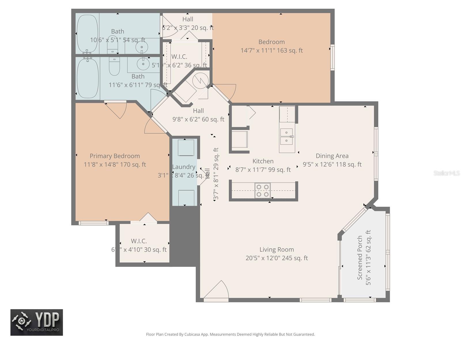 Floor Plan of Condo