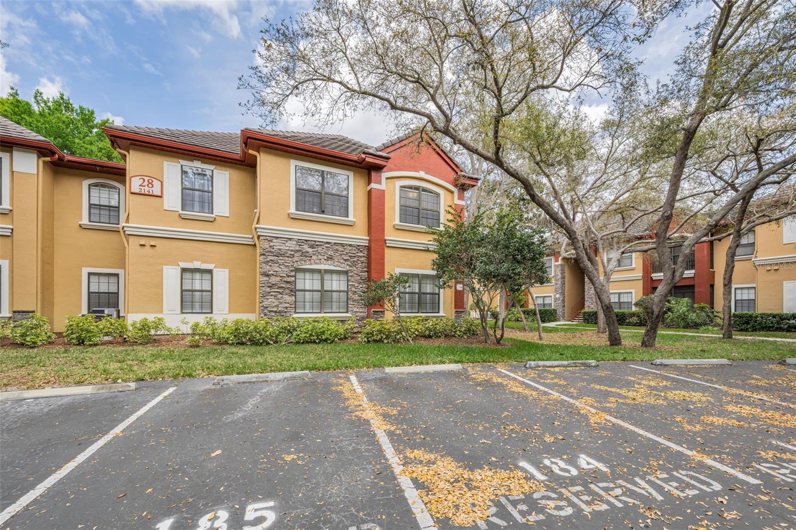 Assigned Parking Spot Just Steps Away from Front Door
