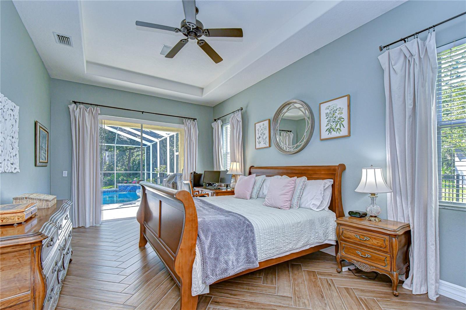 Spacious and private owner’s retreat designed for comfort and relaxation