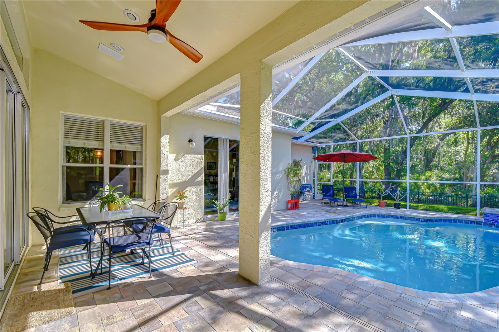 Private screened pool and lanai creating your own resort-style retreat