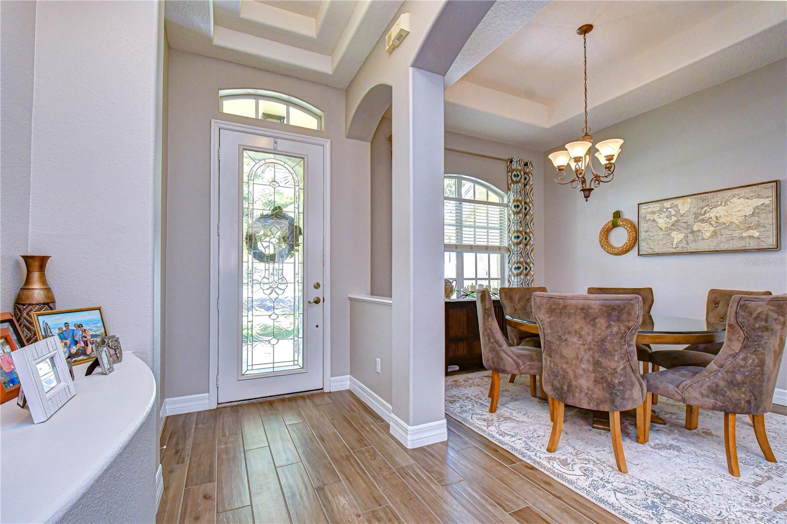 Light-filled entry with clean, updated finishes and an immediate sense of openness