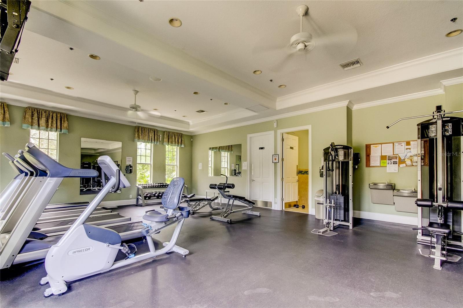 gym at the clubhouse
