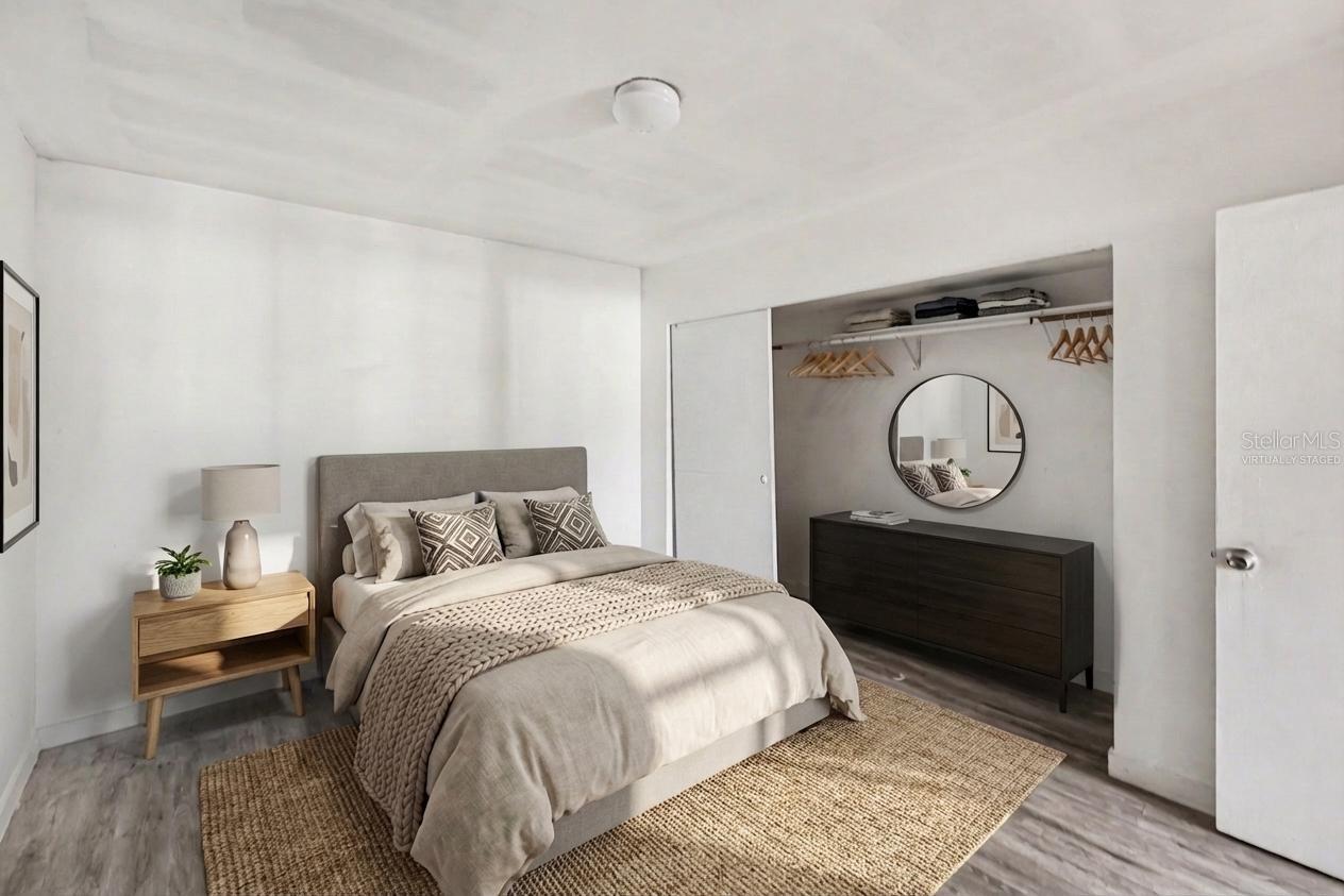 Virtually staged- Bedroom #1